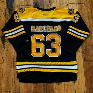 Brad Marchand Boston Bruins Youth Reebok Jersey L/XL